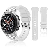 HSWAI Compatible with Samsung Galaxy Watch 46mm Bands/Gear S3 Frontier, Classic Watch Bands/Galax...