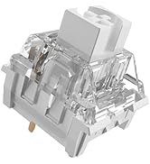 Fejwlvs ZhouWang White Click Switch,Suitable Mechanical Keyboard(72Pcs)