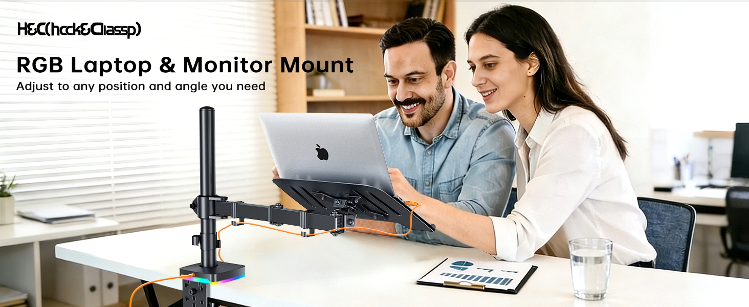 RGB Laptop Mount Stand