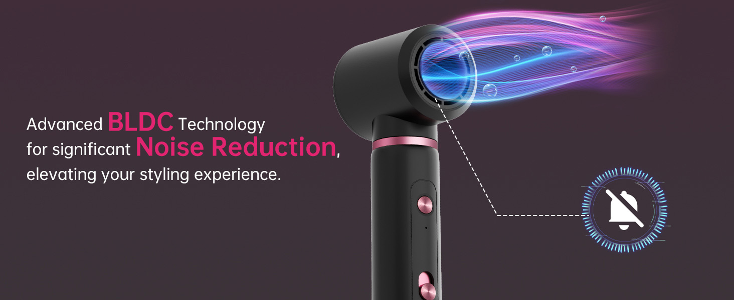 LOW NOISE LEVEL, advanced BLDC technology