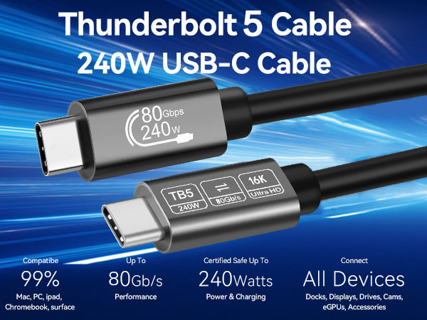 thunderbolt 5 cable