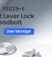 Veise VE029-E Wi-Fi Smart Lock with Handle &amp; Non-Keyed Deadbolt, Fingerprint Keyless Entry Lock f...