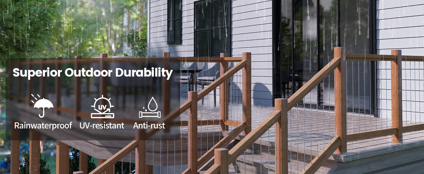 high quality material cable railing