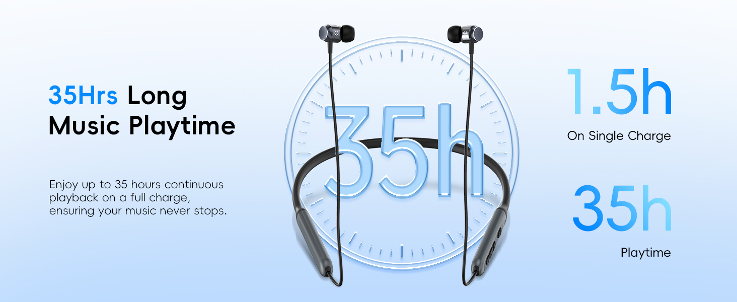 wireless neckband headphones
