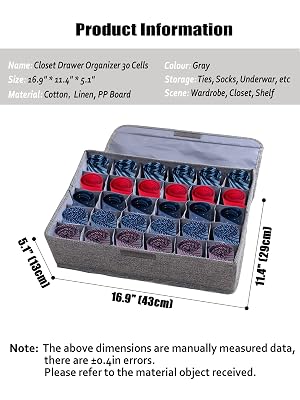 socks drawer dividers with lid