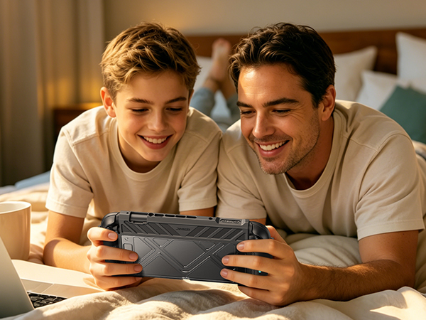 JEMDO Switch 2 Dockable Protective Case, Military-Grade Slim Cover with Shockproof Hard PC Shell