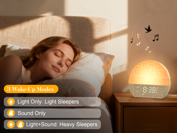 day light alarm clocks