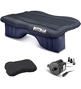 Pittman Outdoors AirBedz Inflatable PVC Rear Seat Air Mattress, Black - Mid-Size Fits Jeeps, Car,...