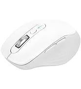 INFINMIND Multi-Device Wireless Bluetooth Mouse, 2.4G USB Receiver and Two Bluetooth, 4-Way Navig...