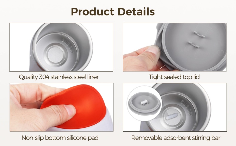 Self Stirring Coffee Mug