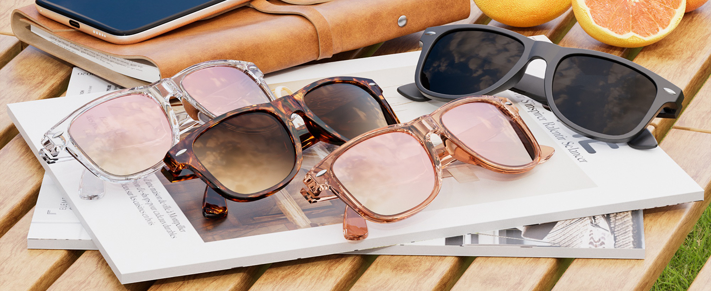 black sunglasses women