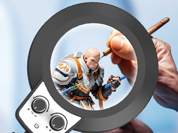 10x magnifying lamp miniature painting light craft light