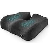 seeknow Office Chair Cushion Car Seat Cushion for Tailbone Pain Relief, Coccyx, Lower Back&amp; Sciat...