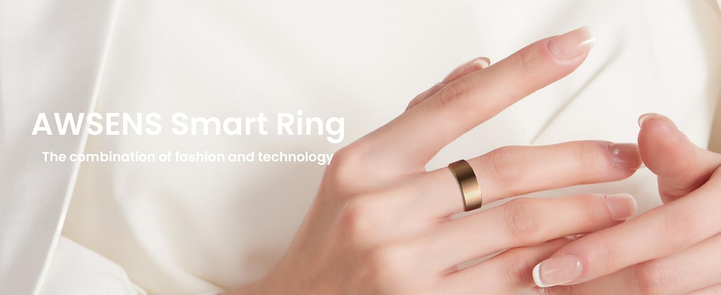 Smart Ring for Women Men Fitness Tracker with Blood Oxygen,Heart Rate,Sleep Monitoring