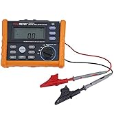 Akozon Earth Resistance Tester PM5203 Digital Insulation Resistance Tester Megohmmeter AC DC Volt...