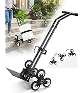 AugFir Stair Climbing Dolly, 198 LBS Heavy Duty Plant Caddy with Wheels, Portable Hand Truck Plan...