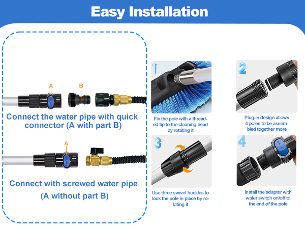 car wash brush with long handle