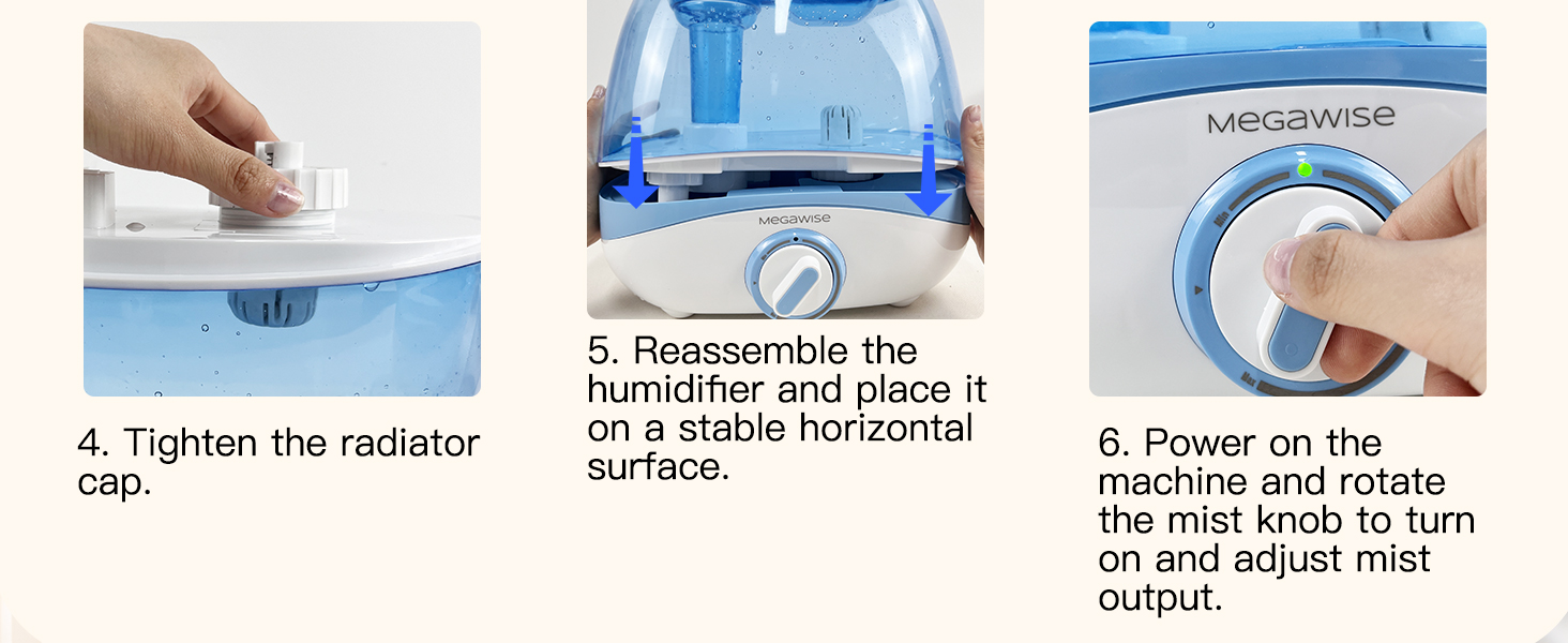 Humidifier for bedroom