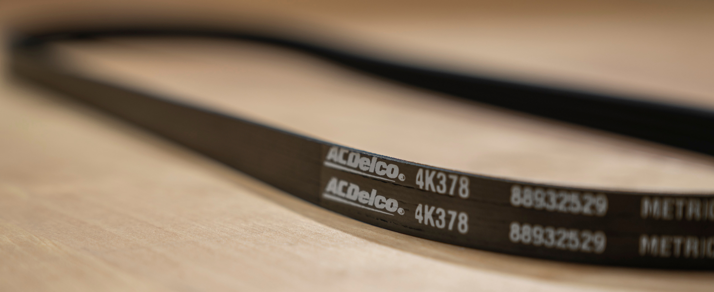 Drive belt on a bench