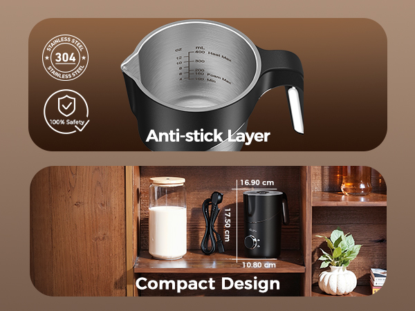 Milk Frother and Steamer