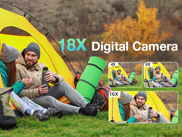 18X Digital Zoom