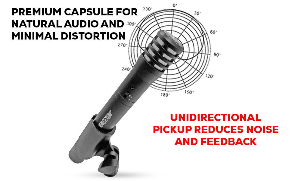 Instrument Microphone, XLR Cardioid Uni Directional Condenser Mic, INSTRU MIC
