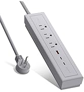 Innfact 73w USB Power Strip All in One GaN Fast Charging Station with 3 USB Ports(2 Type-C 1 Type...