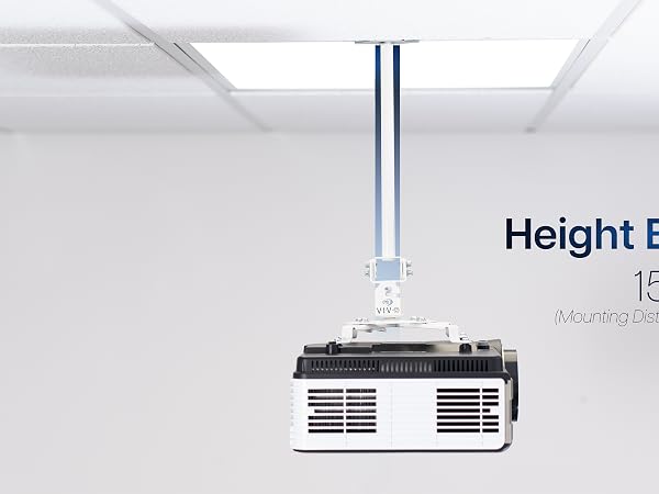 Drop Ceiling Projector Mount with Scissor Clamp Metal Grid Clamp Projector Mount