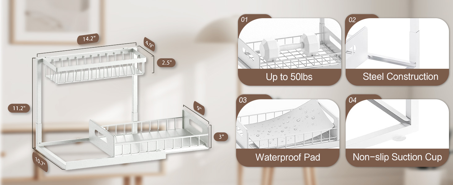 under sink organizer