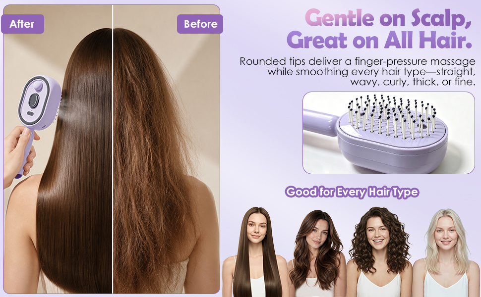 Gentle on Scalp, Great on All Hair.