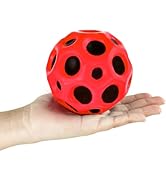 Luckana 10cm Moon Space Balls, Hyper Bouncy High Bounce Ball for Kids &amp; Adults, Extreme Bouncing ...