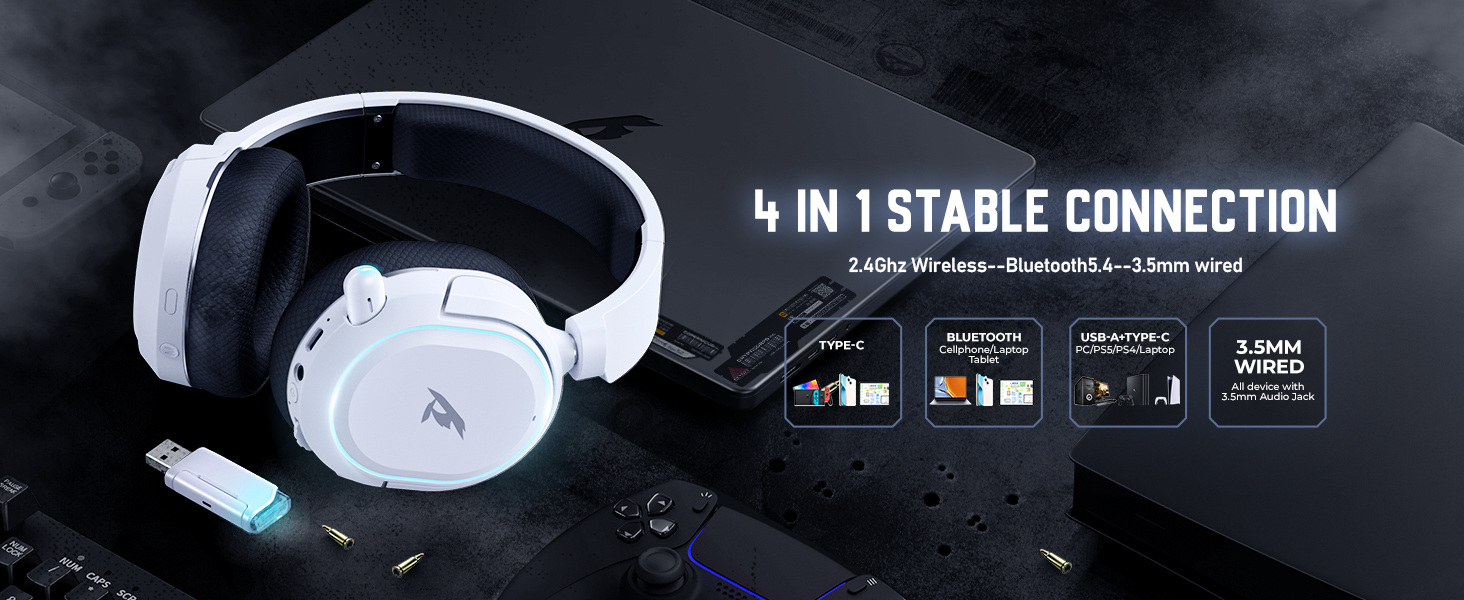 computer headset with microphone