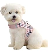 Sunraymascota Dog Harness for Small Sized Dog,Hook-and-Loop Easy On/Off, Reflective Adjustable So...