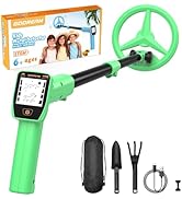 GDDREAM Metal Detector, Rechargeable Metal Detector for Kids, Adjustable 23.6"-34.2" Kids Metal D...