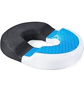 Donut Pillow for Tailbone Pain XL Cool Gel Hemorrhoid Pillow Donut Cushion Doughnut Pillow for Ta...