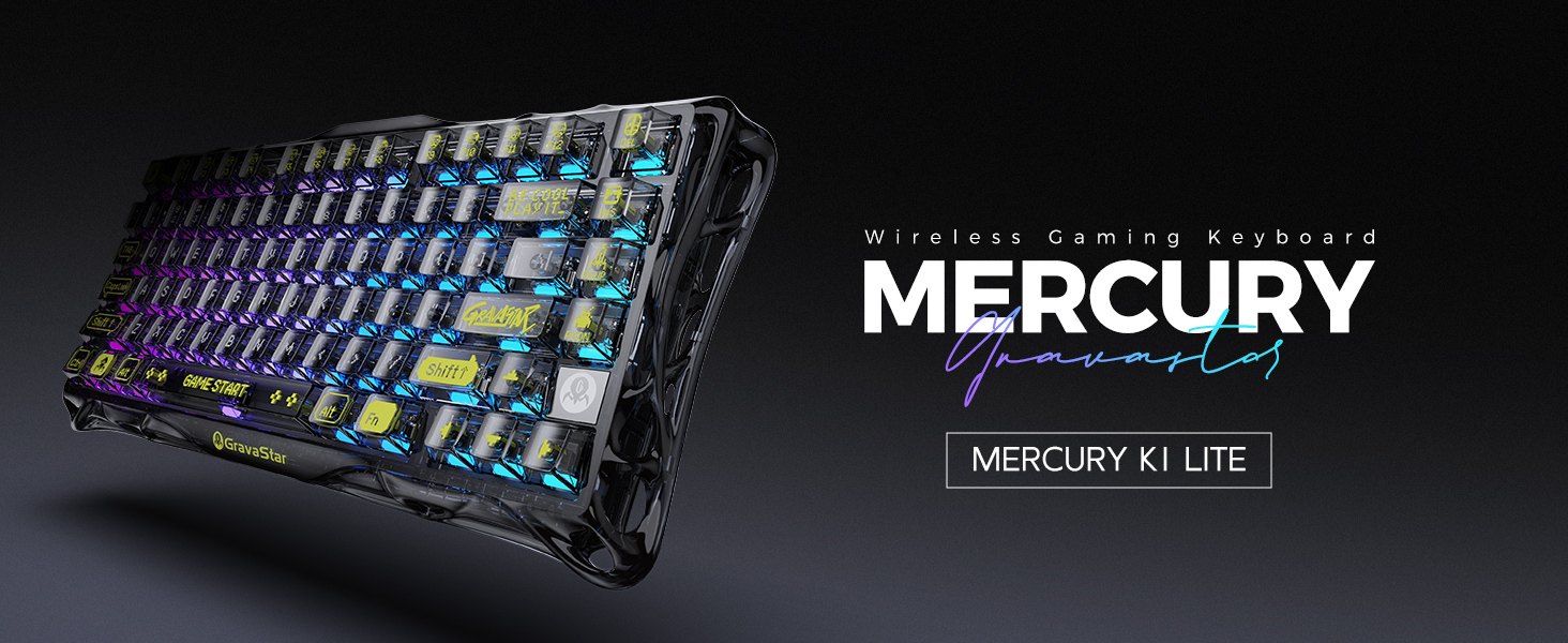 Wireless Gaming Keyboard MERCURY K1 LITE
