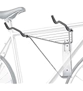 Delta Cycle 2 Bike Rack Garage - Foldable Bicycle Wall Mount Hanger with Storage Shelf Holds Up t...