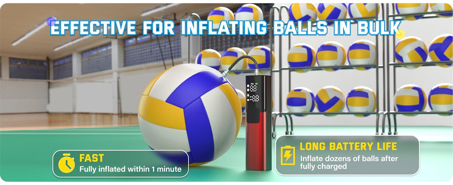 ball pump for sports ball