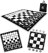 jumbo checkers board game for kids large checkers game giant checkers game outdoor checkers