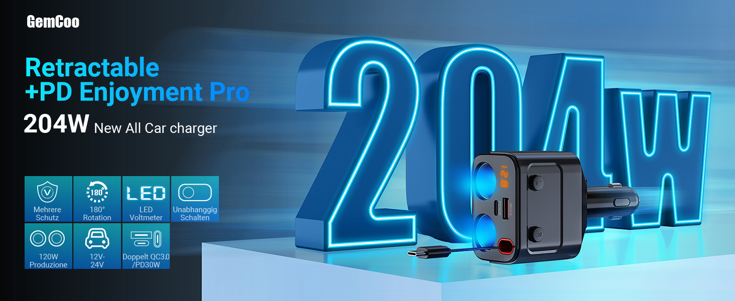 Retractable Car Charger