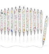Maritown 12 Pieces Christian Pens for Women Bible Verse Ballpoint Pens Inspirational Quotes Flowe...