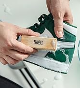 endees Brush Up (1 Pck) – Universal Shoe Cleaning Brush with Durable Synthetic Bristles &amp; Wooden ...
