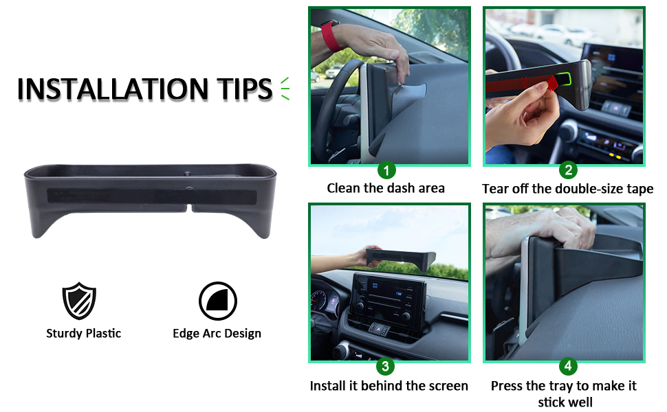 toyota rav4 dash tray organizer