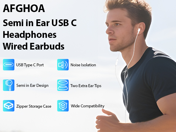 earpods usb c headphones wired