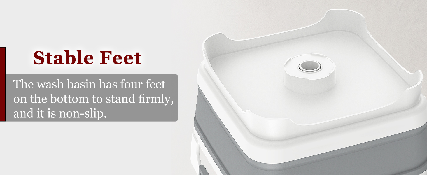 Non-slip stable feet