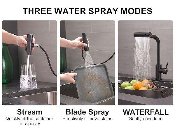 THREE WATER SPRAY MODES
