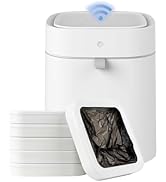 IntreLife Automatic Bathroom Trash Can Touchless, 3.5 Gal Self-Sealing and Self-Changing Smart Tr...