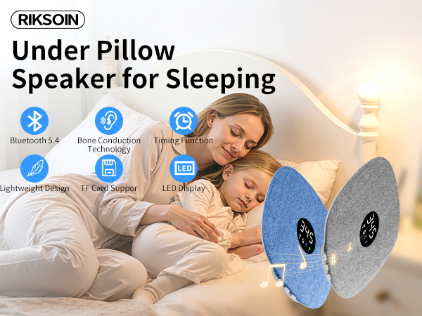 Bone Conduction Under Pillow Sleep Speaker