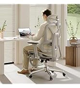 FLEXISPOT ErgoX Premium Ergonomic Office Chair with Footrest- Adjustable 3D Armrests, Dynamic Lum...