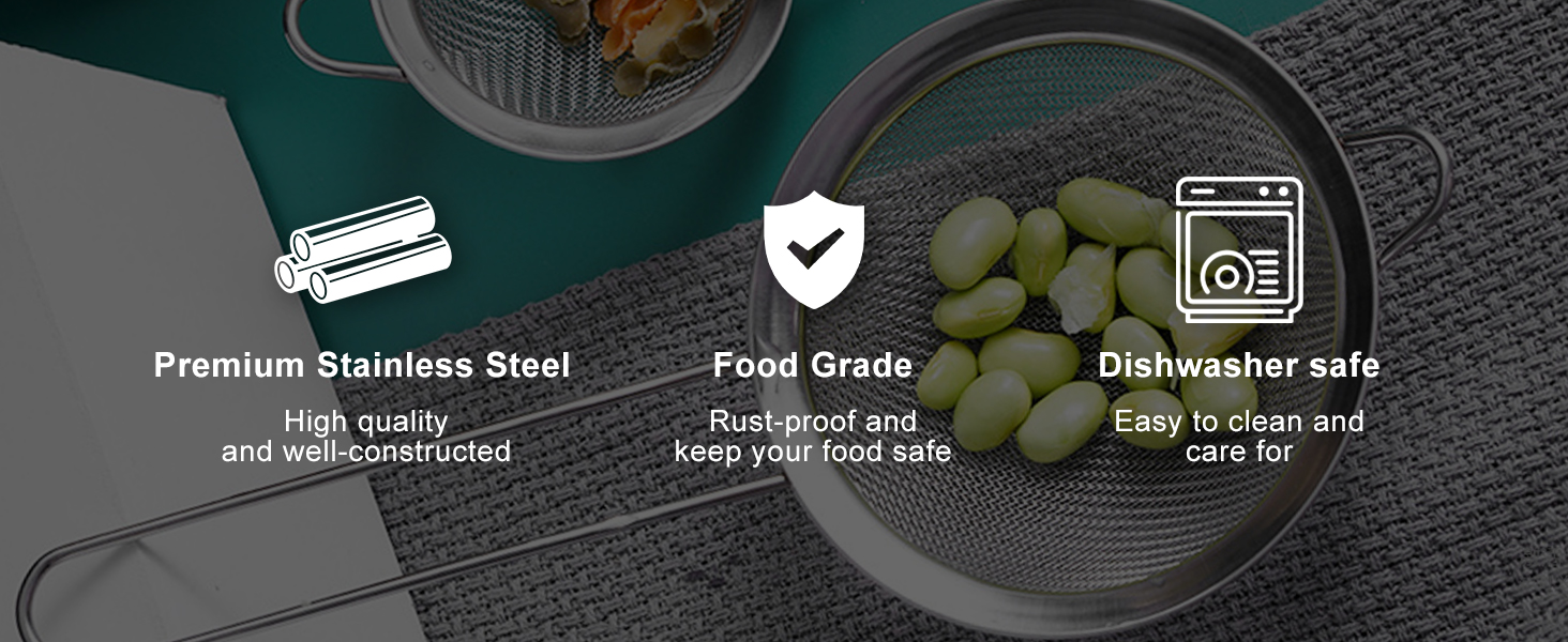 strainers for kitchen metal sieve fine mesh